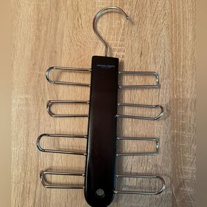 Michael Graves Tie and Belt Holder Hardwood‎ Dark Wood  Finish Nice!